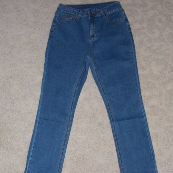 EZwear Split Hem Skinny Jeans - Picture 3 of 9